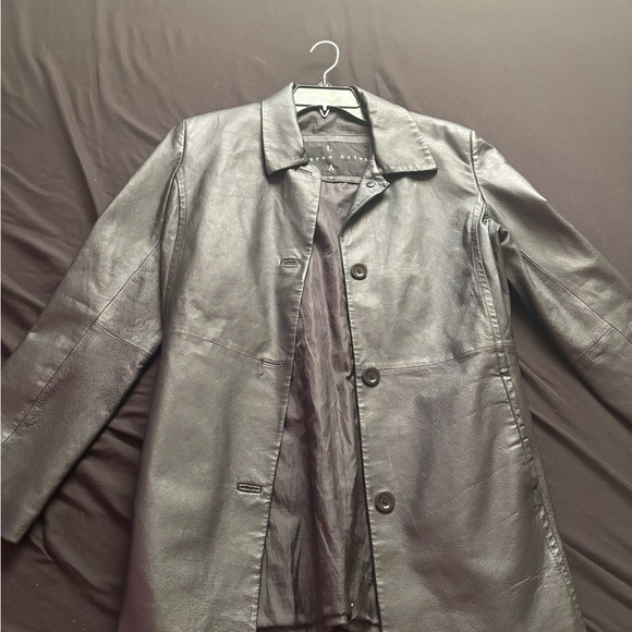 Black Leather Jacket - Picture 3 of 4